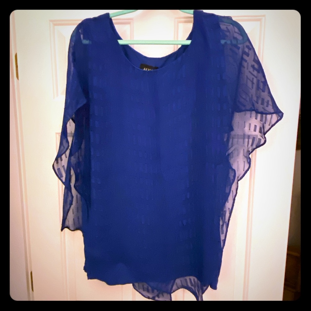 Alyx Dressy Blue Blouse